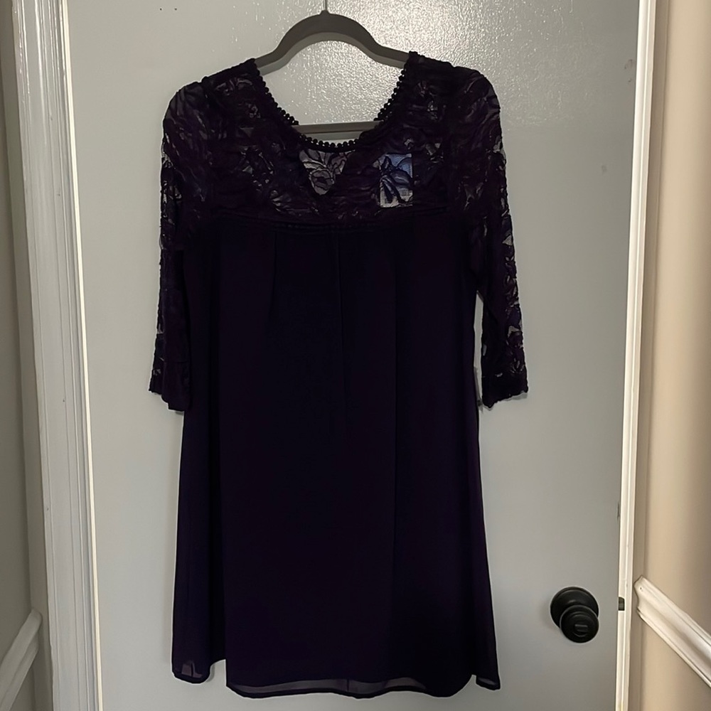 As u wish medium plum cocktail dress